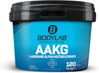 Bewertung Bodylab24 AAKG 120 Kapseln Arginin-Alpha-Ketoglutarat hochdosiert Pre-Workout Supplement geschmacksneutral zuckerfrei
