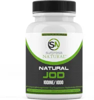 Produktbild von Surpresa Natural Natürliches Jod hochdosiert aus Kelp Extrakt in Kapseln aus der Braunalge 180 Jod Tabletten hochdosiert für 6 Monate Vorrat salzfrei, laborgeprüft & vegan Made in Germany