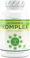 Vit4ever Vitamin B Komplex 500 Tabletten - Alle 8 B-Vitamine in 1 Tablette - Vitamin B1, B2, B3, B5, B6, B12, Biotin & Folsäure - Laborgeprüft - Premium Qualität - Vegan