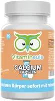 ‎Vitamineule - Calcium Kapseln hochdosiert - vegan & ohne Zusatzstoffe - Qualität aus Deutschland - 100% reines Calciumcarbonat Pulver - kleine Kapseln statt große Kalzium & Calzium Tabletten - Vitamineule®