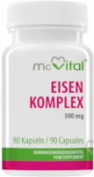 McVital Eisen Komplex 300 mg • 90 Kapseln • Mit Vitaminen • Made in Germany