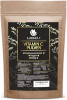Luondu Vitamin C Pulver hochdosiert 500g Premium Calciumascorbat aus pflanzlicher Fermentation & gepuffert (pH-neutral, säurefrei und magenschonend) - Laborgeprüft - Vegan - Ohne unerwünschte Zusätze
