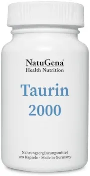 Produktbild von Bewertung NatuGena Taurin 2000 hochdosiertes Taurin 120 Kapseln 1 Monats Packung