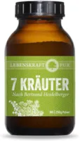 Produktbild von Bewertung Lebenskraftpur Bio 7 Wildkräuter nach Bertrand Heidelberger 250g Pflanzliches Pulver Heidelberger 7 Kräuter Originalrezeptur Bitterstoffe Pulver 100% Bio- und Rohkostqualität Hohe Bioverfügbarkeit