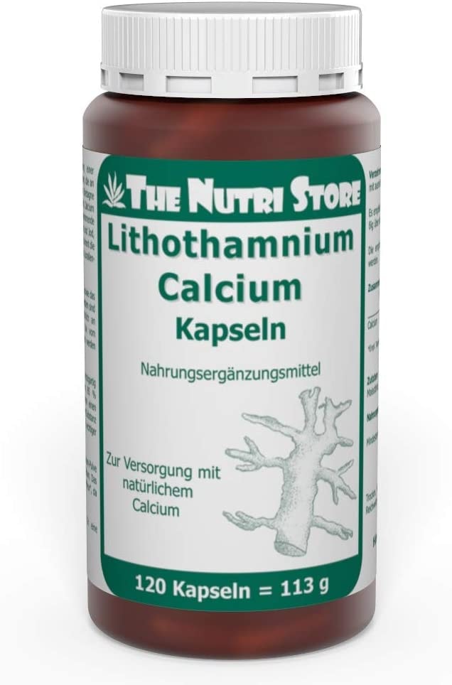 The Nutri Store - Lithothamnium Calcium Kapseln 120 Stk. - Zur Versorgung Mit Natürlichem Calcium