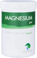 Magnesium-pur Magensiumcitrat Kapseln vegan 250 Stück Dose, hochdosiert 100mg Magnesiumcitrat pro Kapsel