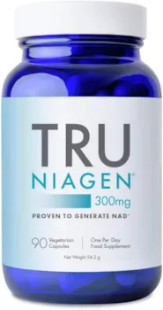 TRU NIAGEN Nicotinamid Riboside NAD+ Ergänzung, patentierte Formel NR, 300 mg pro Kapsel / 300 mg pro Portion 30 Tage (3 Monate / 1 Flasche)