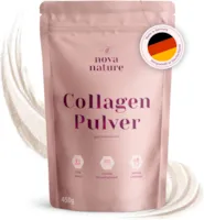 novanature® Premium KOLLAGEN Pulver Hochverfügbares Collagen Hydrolysat Peptide Typ 1, 2 und 3 - Hochrein, geschmacksneutral, hypoallergen, Weidehaltung - Sehr gute Löslichkeit