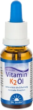 Bewertung Dr. Jacob's Vitamin K2 Öl Tropfen 20 ml (vegan, K2 als all-trans MK-7)