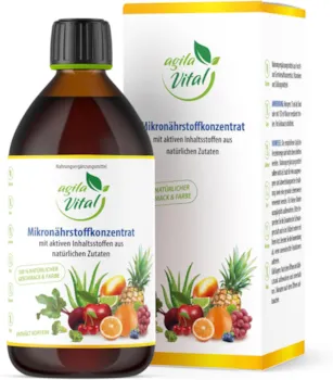 Produktbild von Bewertung Agila Vital 500 ml Meistere den stressigen Alltag mit Vitaminen, Biotin und Selen