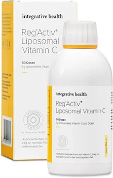 REG'ACTIV Vitamin C Liposomal und Hochdosiert - Flüssige Form von Vitamin C, Liposomale Formulierung mit hoher Bioverfügbarkeit (100 Dosen)