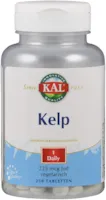 KAL Kelp 225 mcg Jod | 250 Tabletten | veganes Nahrungsergänzungsmittel | Supplement hochdosiert | gentechnikfrei | Kelp Kapseln | natürliche Jod Tabletten | Braunalgen | laborgeprüft | Kelpalge
