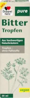 Produktbild von Bewertung Doppelherz pure Bitter Tropfen aus Bitterkräutern und Bitterwurzeln 50ml Vegan einfache Anwendung Rezeptur mit 15 ausgewählten Bitterkräutern und Bitterwurzeln