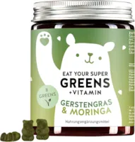 Bears with Benefits - Hochdosierter Vitamin- und Mineralkomplex - 8 Superfoods - Moringa, Gerstengras, Chlorella, Zink, Eisen - Gummibärchen (60 St) - Bears with Benefits Eat Your Super Greens