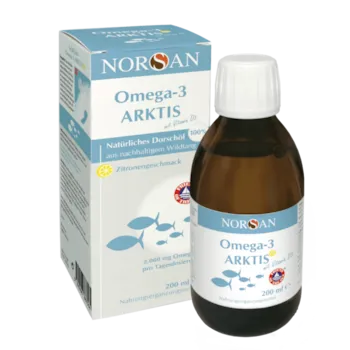 Bewertung NORSAN Omega 3 Arktis Dorschöl EPA DHA Vitamin D3 Vitamin A Vitamin E hochdosiert 2.000mg Omega 3 pro Portion mit Zitronengeschmack