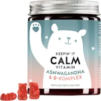 Bears with Benefits - Ashwagandha Gummibärchen | mit Premium Ashwagandha 150mg | B-Vitamin-Komplex für normale Funktion des Nervensystems |60 St Bears with Benefits Keepin' it Calm