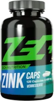 ZEC+ Nutrition Zink Caps – 120 Kapseln mit Zink-Bisglycinat, Zink-Präparat mit essenziellen Spurenelementen, Made in Germany