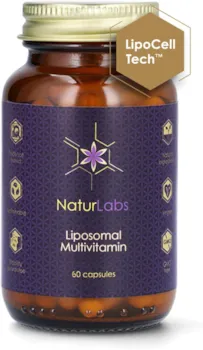 Produktbild von Bewertung NaturLabs® Liposomales Multivitamin natürlich vegan patentierte LipoCellTech™ Technologie 30 Kapseln Hochdosiert Multivitamine Mineralstoffe Komplex GMO-frei
