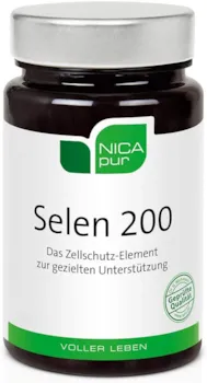 NICApur Selen 200 - 60 Kapseln mit je 200µg Natriumselenit, hochdosiert & vegan
