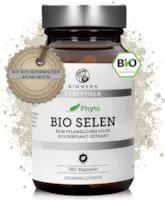 Produktbild von Bewertung QIDOSHA Bio Selen hochdosiert 180 Kapseln, 55 mcg 100% NRV pflanzliches Selen je Kapsel aus Bio Senfsaat Extrakt, Selenmethionin, ergänzt um Bio-Buchweizenkeimlinge, Selen vegan bio, laborgeprueft