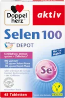 Doppelherz Selen 100 2 Phasen-Depot – Selen unterstützt die normale Funktion des Immunsystems – 45 Tabletten