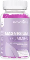Novomins - Magnesium Vegan – Gummibärchen – Für 1 Monat – Glutenfrei – Magnesium Hochdosiert Kapseln – 120 mg Magnesium – Hergestellt von Novomins