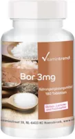 Vitamintrend Bor Boron 3mg 180 vegane Tabletten Natriumtetraborat Hochdosiert FÜR 6 MONATE