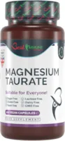 Best Immune International Natürliches Magnesiumtaurat 500mg Premium Qualität ideale Stärke 100 Vegane Kapseln Höchste Bioverfügbarkeit