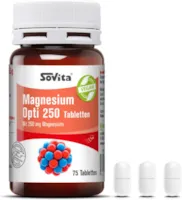 SoVita - Magnesium Opti 250 Tabletten | Mit 250 mg Magnesium | Nahrungsergänzungsmittel | 75 Tabletten