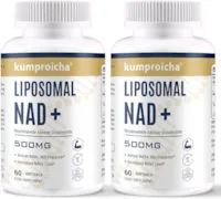 kumproicha Liposomale NAD+ 500mg mit TMG 250mg Weichkapseln, aktuelles NAD+ Supplement für Zellreparatur & Energiestoffwechsel (2 pack)