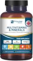 PH PROWISE Healthcare - A-Z Multivitamine & Mineralien I 365 vegane Tabletten (Vorrat für 1 Jahr) I 26 essentielle aktive Vitamine, Mineralien und Mikronährstoffe für Männer und Frauen I UK Hergestellt von Prowise Healthcare