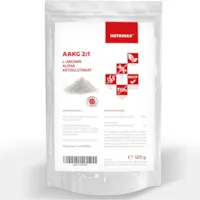 Bewertung NUTRINAX AAKG 500g Pulver L-Arginin-Alpha-Ketoglutarat 2:1 vegan, ohne Füll- und Zusatzstoffe Aminosäure Arginin 100 Portionen Premiumqualität