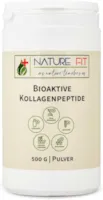 NatureFit Human Premium Collagen Pulver 500g Peptide Typ 1, 2 und 3 Perfekte Löslichkeit Geschmacksneutral - Bioaktives Kollagen Hydrolysat - 500 g bioaktive Kollagenpeptide - Weidehaltung