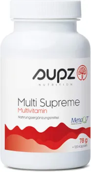 Supz Nutrition - Multivitamin Kapseln in Premium Qualität | Hochdosiert | 60 Tagesrationen (120 Kapseln) | Made in Germany