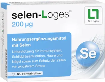Dr. Loges - Selen-Loges® 200 µg - 120 Filmtabletten - Nahrungsergänzungsmittel mit Selen