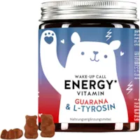 Bears with Benefits - Mehr Energie im Alltag - natürlicher Koffeinersatz Guarana - Vitamin B6 - Gummibärchen (60 St) - Bears with Benefits Wake-Up Call Energy