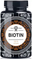 DiaPro Hochdosierte Biotin-Tabletten mit 10 mg Biotin pro Tablette Auch als Vitamin B7 bzw. Vitamin H bekannt 365 Stück Jahresvorrat. 100% Vegan Laborgeprüft Made in Germany