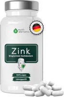 Earth Elements Zink - 120 Kapseln - Zink Bisglycinat hochdosiert