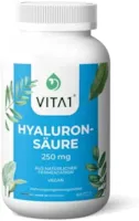VITA1 - Hyaluronsäure 250mg 60 Kapseln (2 Monate Vorrat) Laborgeprüft und vegan