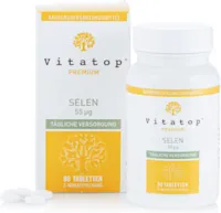 Vitatop SELEN, 90 Kapseln, Premium-Nahrungsergänzungsmittel, natürliche Unterstützung des Immunsystems, 3-Monats-Vorrat, laborgeprüft, gluten- und laktosefrei