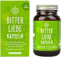 Produktbild von Bewertung BitterLiebe Bitterstoffe Bitterkräuter Kapseln mit Calcium 90 Stück Mariendistel Löwenzahn Artischocke Kapseln hochdosiert Rezeptur nach Hildegard von Bingen