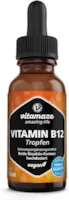 Vitamaze - amazing life Vitamin B12 Tropfen hochdosiert & vegan 500 mcg, 50 ml (1700 Tropfen),Vitamaze - amazing life - Methylcobalamin & Adenosylcobalamin flüssig, Nahrungsergänzungsmittel ohne Zusatzstoffe, Made in Germany