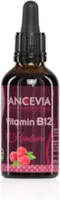 ANCEVIA® Vitamin B12 Tropfen mit Himbeere Geschmack (1000ug) - 50ml (1700 Tropfen) - Beide Aktivformen (Methyl- & Adenosylcobalamin) - Ohne Alkohol, vegan