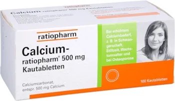 Ratiopharm - Calcium-ratiopharm 500mg Kautabletten, 100 St
