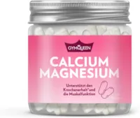 GymQueen Calcium Magnesium 120 Tabletten / 400mg Calcium und 200mg Magnesium pro Tagesdosis / für optimale Trainingserfolge
