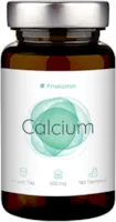 Friskamin - Calcium 600 mg vegan - 180 Tabletten entsprechen einer 6 Monate Dosis - hochwertiges Calciumcarbonat - sorgfältig in Deutschland hergestellt - Einhaltung der NRV